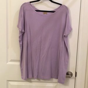 M lavender Piko top